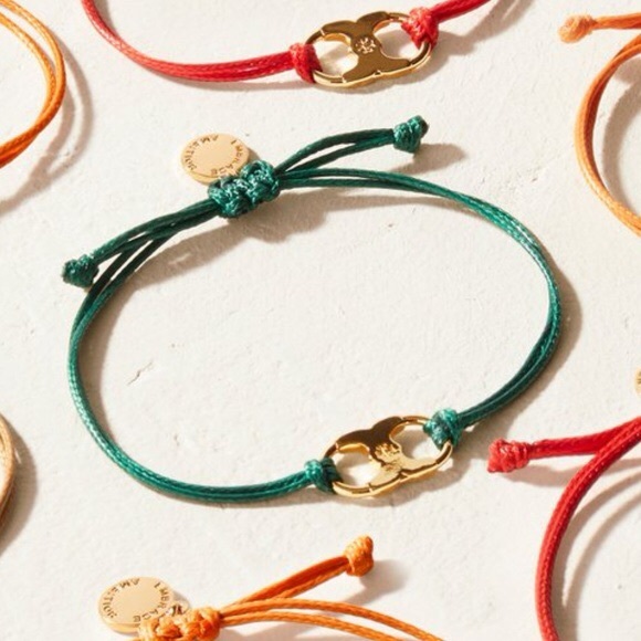 Tory Burch Gemini link cord bracelet. - Picture 1 of 5